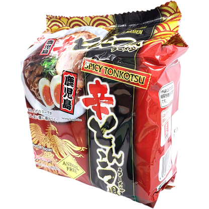 Higashimaru Spicy Tonkotsu Flavor Kagoshima Ramen 5pcs