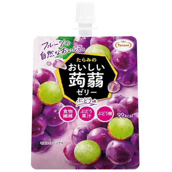 Tarami Oishii Konnyaku Jelly Grape Flavor 150g