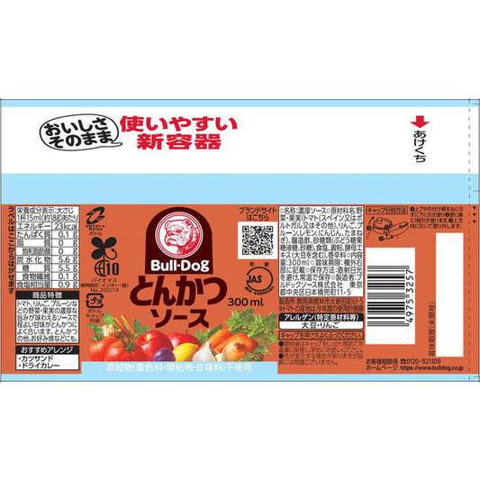 Bull-Dog Tonkatsu Sauce 300ml