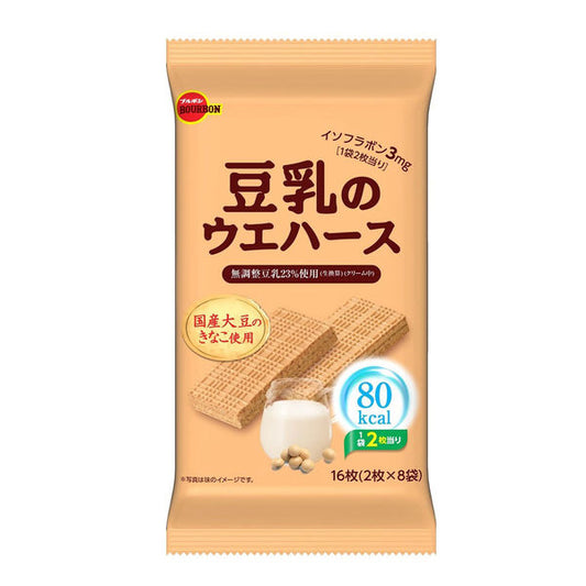 Bourbon Soy Milk Wafer Biscuits 16pcs