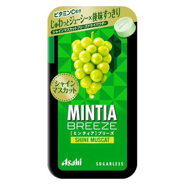Asahi Mintia Breeze Shine Muscat Grape Mint Candy 22g