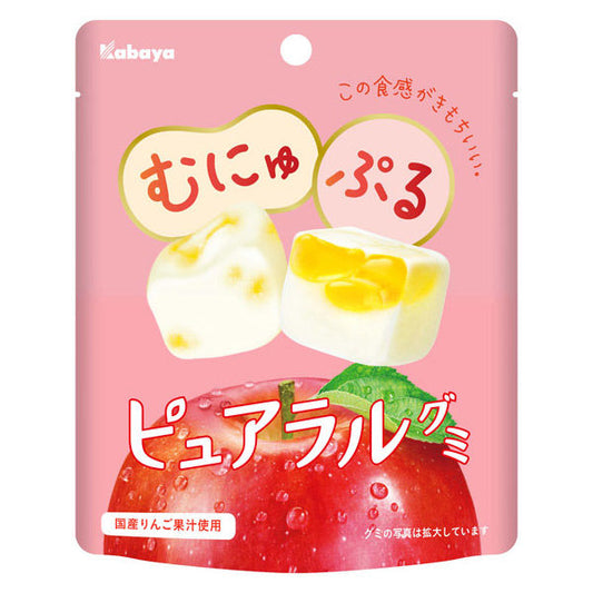 Kabaya Pureral Apple Gummy 58g