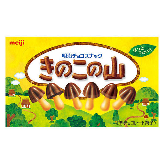 Meiji Kinoko No Yama Chocolate Biscuit Snack 66g