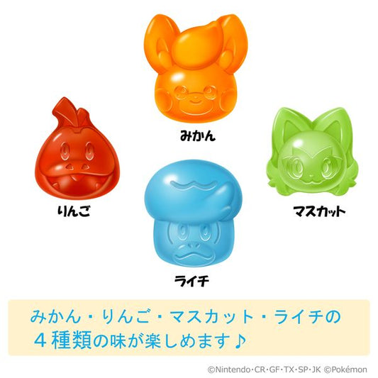 Lotte Pokemon Fun Fruit Gummy Candy Mixed Flavors 80g