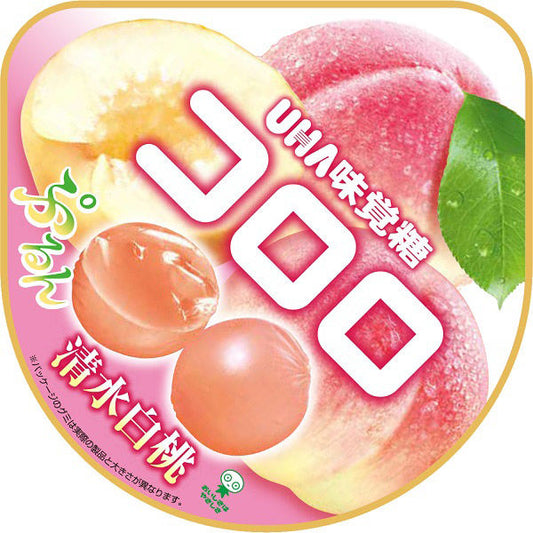 UHA Cororo Okoyama Shimizu White Peach Gummy 40g
