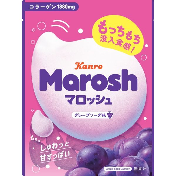 Kanro Marosh Gummy Grape Soda Flavor 50g