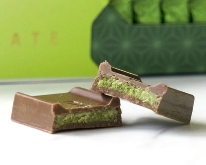 Meiji Matcha Chocolate 26 Blocks box 120g