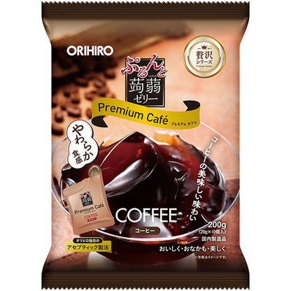 Orihiro Konjac Jelly Premium Café Coffee 10pcs