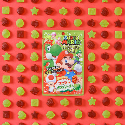 Nobel Super Mario Cola & Melon Soda Assorted Gummy Candy 50g