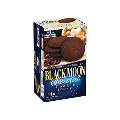 Morinaga Black Moon Rich Chocolate Galette Cookies 14pcs