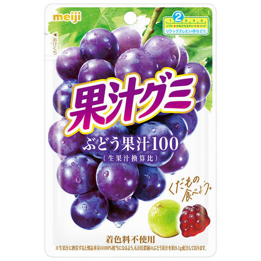 Meiji Juice Gummy Grape 54g