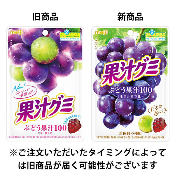 Meiji Juice Gummy Grape 54g