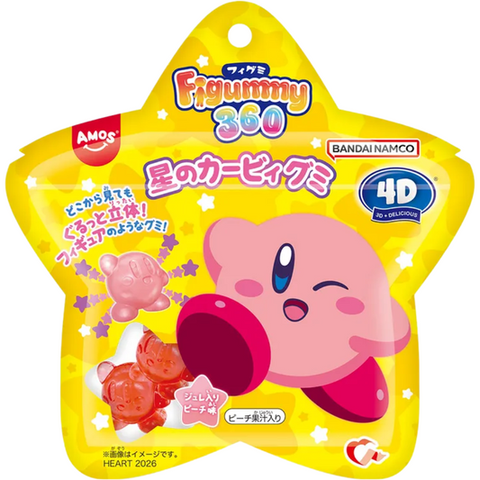 Bandai Amos Kirby 4D Figummy Peach Fruit Gummy 33g