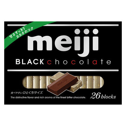 Meiji Chocolate Bar Black 26 Blocks