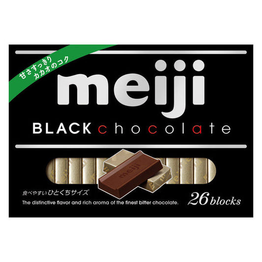 Meiji Chocolate Bar Black 26 Blocks