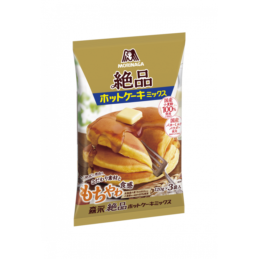 Morinaga Zeppin Hotcake Mix 360g (120g×3) – Premium Japanese Pancake Mix