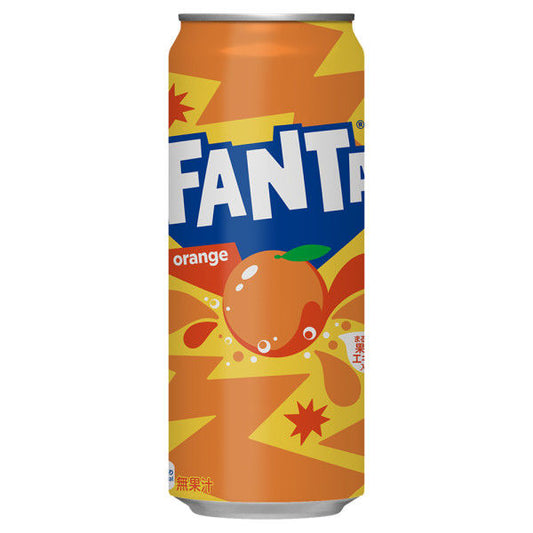 Fanta Orange Fruit Flavor Soft Drink (Japanese Edition) 500ml