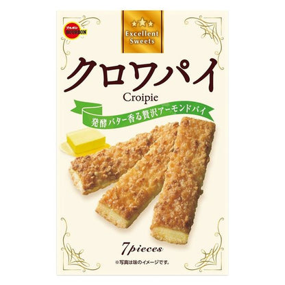 Bourbon Excellent Sweets Croipie Almond Pie 7pcs