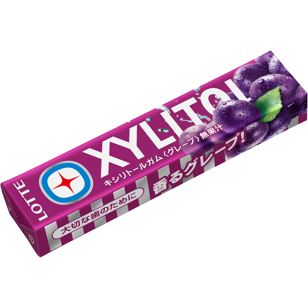 Lotte Xylitol Sugar-Free Gum Grape 21g