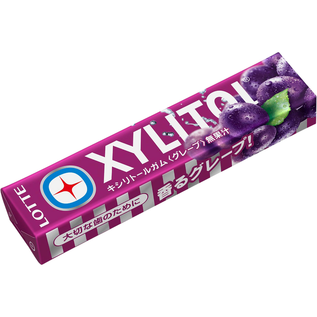 Lotte Xylitol Sugar-Free Gum Grape 21g