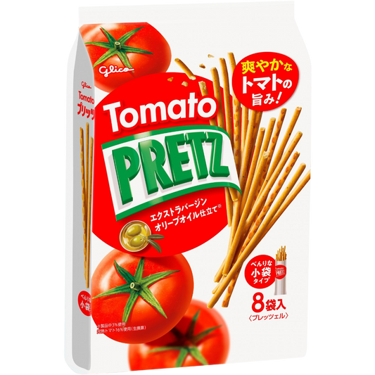Pretz Biscuit Sticks – Tomato Flavour | Glico Japan 109.6g | Family Size