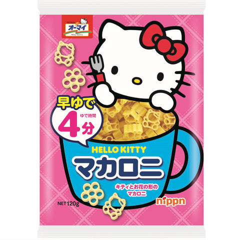 Nippn Quick Cook HELLO KITTY Macaroni Pasta 120g