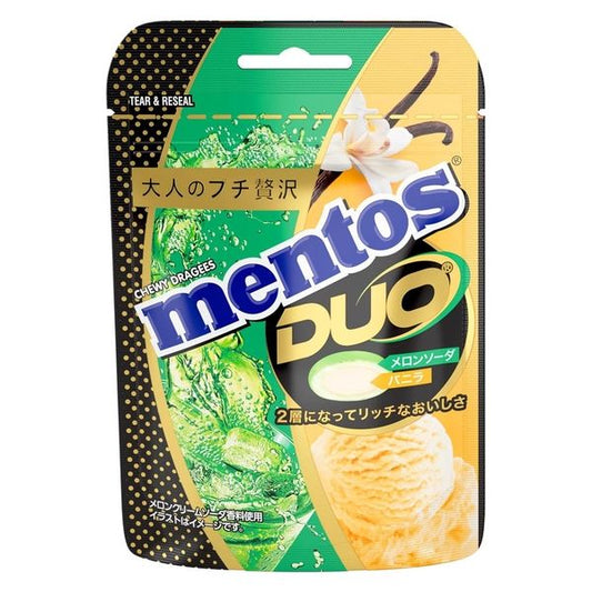 Mentos DUO Candy Melon Soda & Vanilla Ice Cream 45g