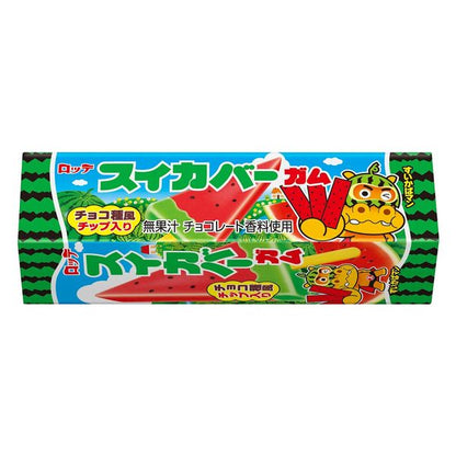 Lotte Suika Bar Itagum Watermelon Flavor Chewing Gum 9pcs