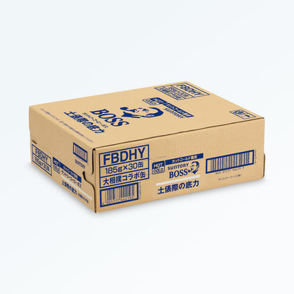 Suntory Boss Dohyo-giwa no Sokojikara Blended Coffee Low Sugar 185g