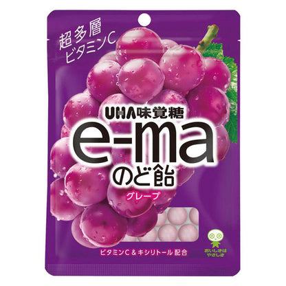 UHA E-ma Series Rich Grape Flavor Multi-Layered Candy 50g