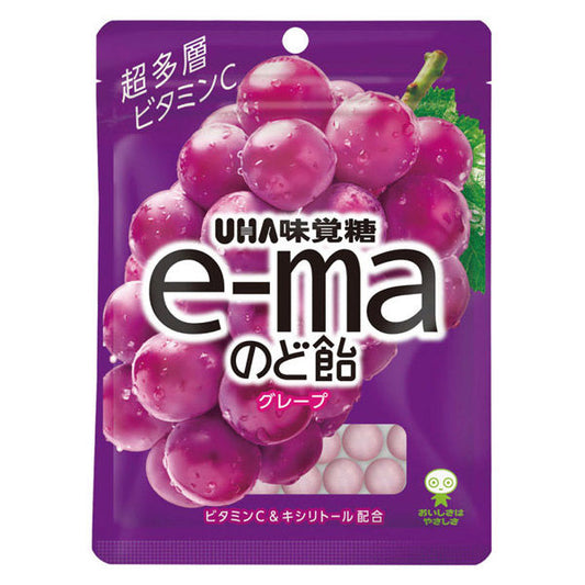 UHA E-ma Series Rich Grape Flavor Multi-Layered Candy 50g