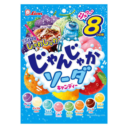 Lion Janjaka Soda Assorted Fruit Candy 114g