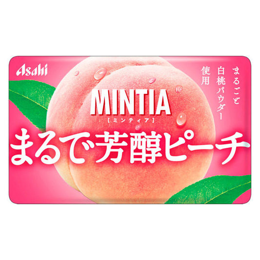 Asahi Mintia Mellow Peach Refreshing Mints Sugar Free 7g