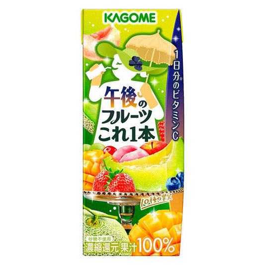 Kagome Vegetable Life 100 Afternoon Fruits Mixed Juice 200ml