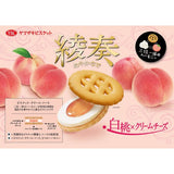 YBC Ayakanade White Peach & Cream Cheese Biscuit Sandwich 81.6g