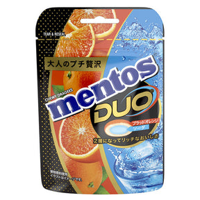 Mentos Duo Blood Orange And Soda Chewy Dragees 45g