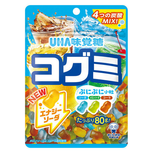 UHA Kogumi Soda Mix Soft Gummy Candy 80g