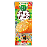 Kagome Vegetable Life 100 Kumamoto Dekopon Mixed Fruit And Vegetable Juice 195ml