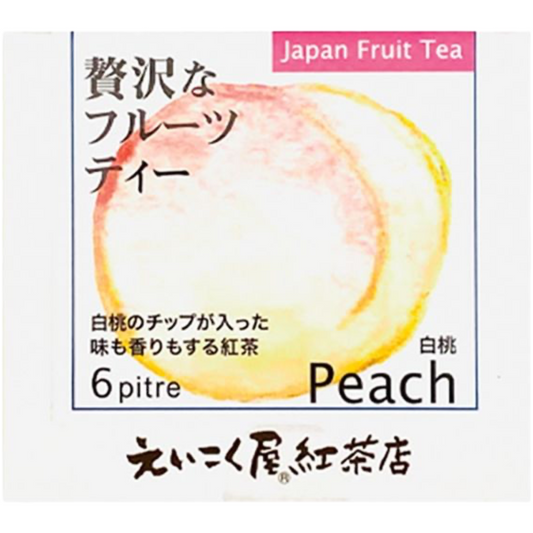 Eikokuya Japan Fruit Tea White Peach Tea 18g (6 Packs)