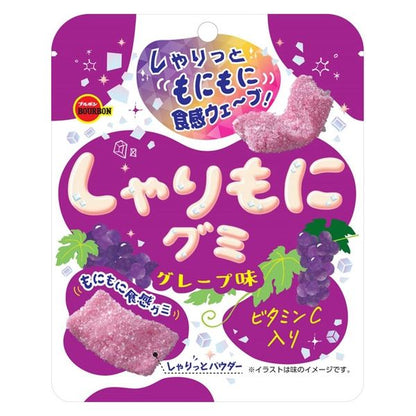 Bourbon Shari Moni Grape Flavor Gummy Candy 57g