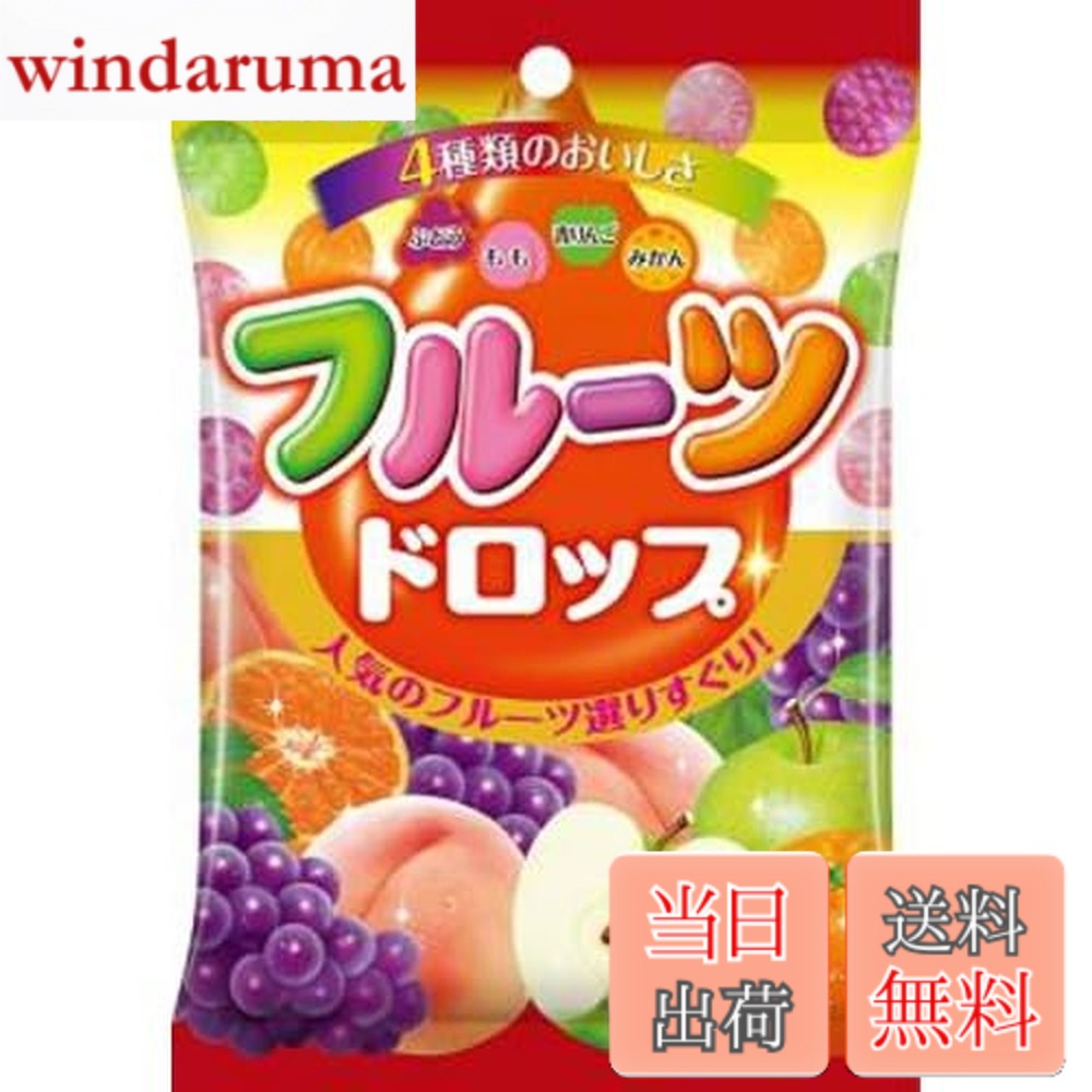 Meito Fruit Drop Assorted Fruit Hard Candy 57g