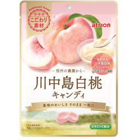 Atrion Kawanakajima Hakuto White Peach Candy 70g