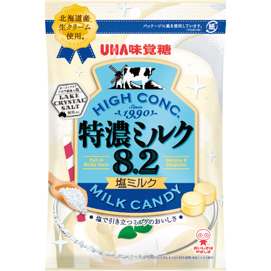 UHA Tokuno Milk 8.2 Salt Milk Candy 75g