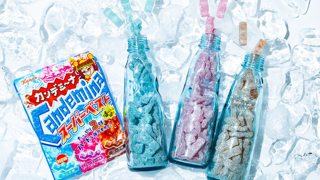Kanro Candemina Super Best Soda-Flavored Hard Gummy 72g