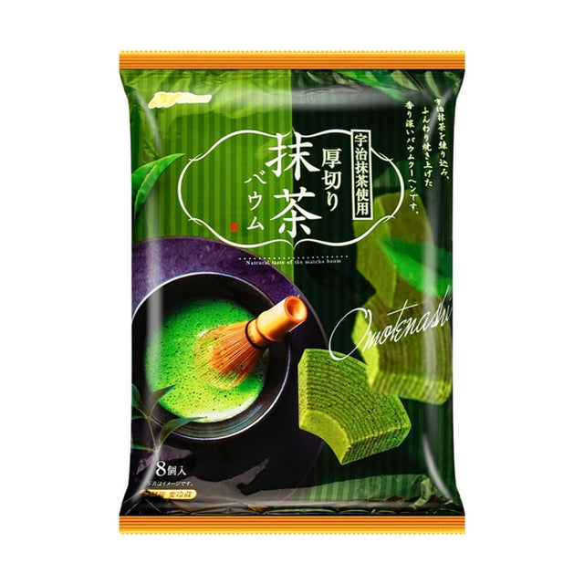 Marukin Thick Cut Uji Matcha Baumkuchen Cake 8pcs