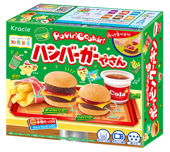 Kracie Popin' Cookin' DIY Happy Hamburger Kit 22g