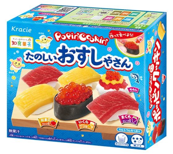 Kracie Popin' Cookin' DIY Tanoshii Sushi Shop Kit 28.5g