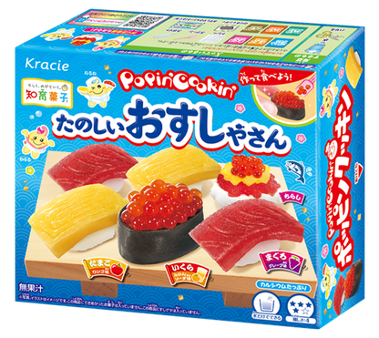 Kracie Popin' Cookin' DIY Tanoshii Sushi Shop Kit 28.5g