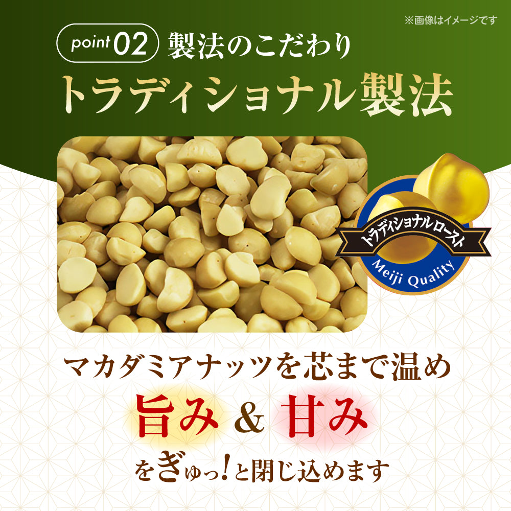 Meiji Macadamia Matcha Chocolate 9 Pcs