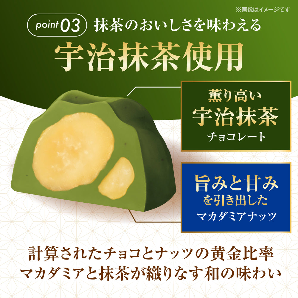 Meiji Macadamia Matcha Chocolate 9 Pcs